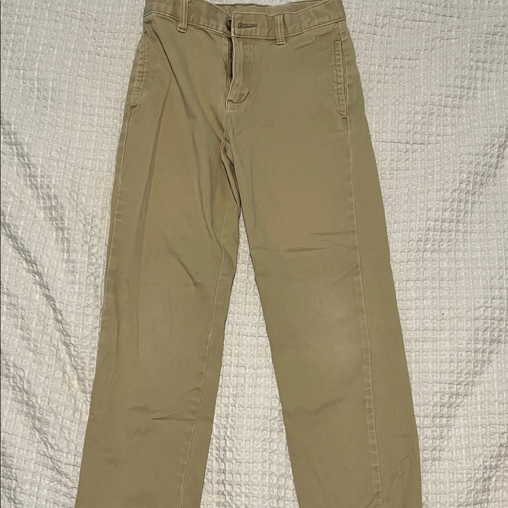Boys khaki uniform pants